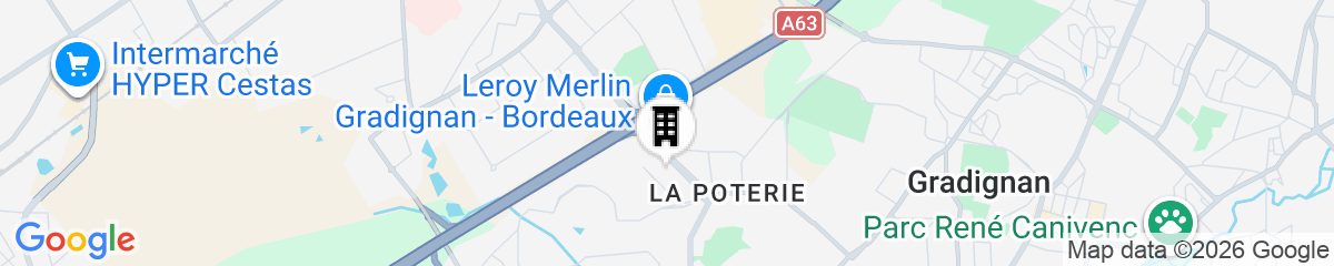 Map for The Originals City, Hôtel Bordeaux Porte du Bassin
