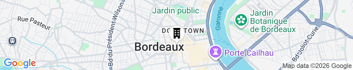 Map for Hotel Bordeaux Clemenceau by HappyCulture