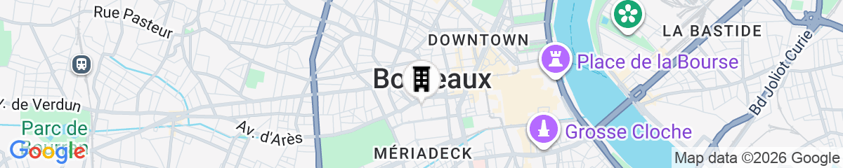 Map for Mercure Bordeaux Centre Ville