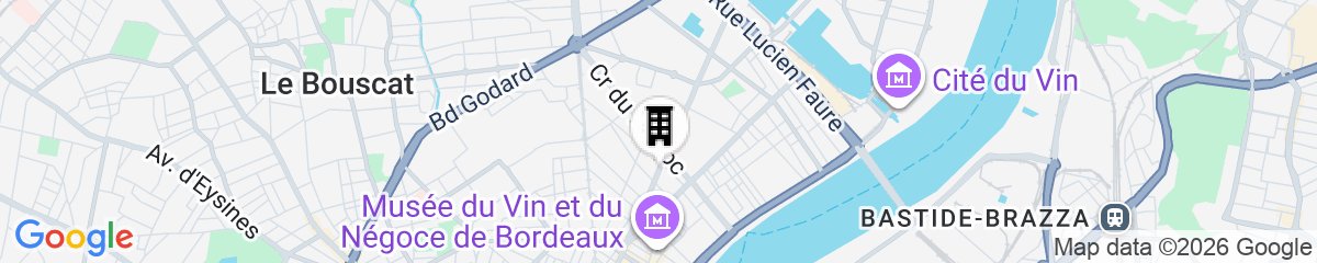 Map for Mercure Bordeaux Château Chartrons