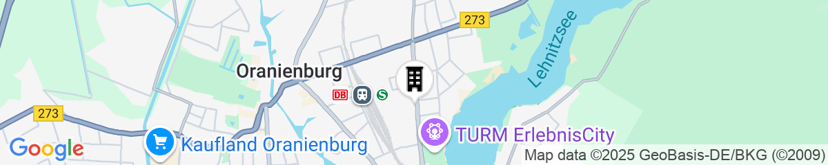 Map for Stadthotel Oranienburg