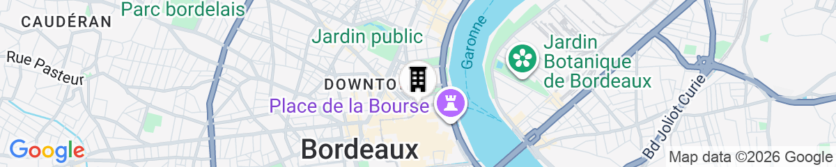 Map for Hotel De l'Opéra