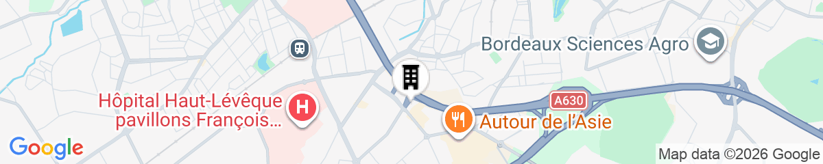 Map for ibis Bordeaux Pessac Route des Vins Hotel