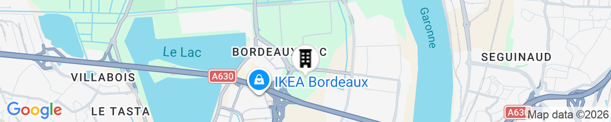 Map for Première Classe Bordeaux Nord - Lac
