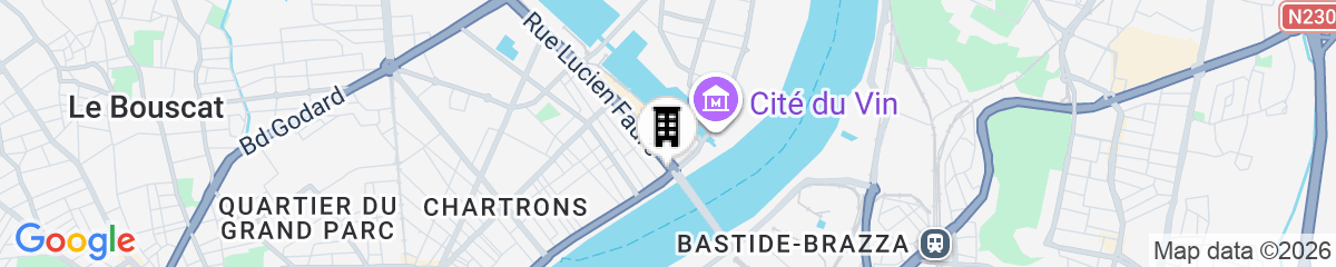 Map for Residhome Bordeaux