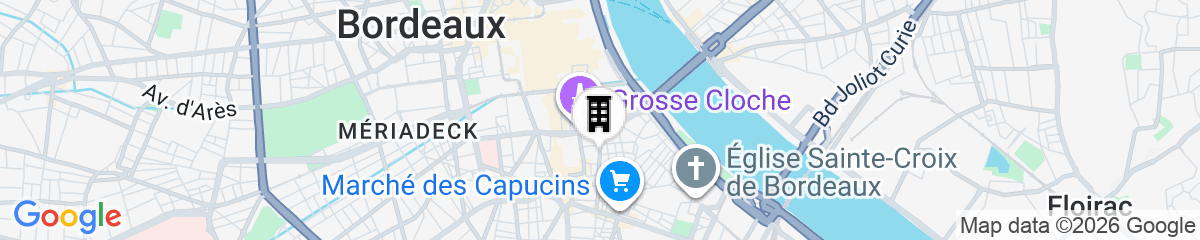 Map for Staycity Aparthotels, Bordeaux City Centre