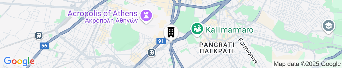 Map for The Athenaeum Luxury Hotel