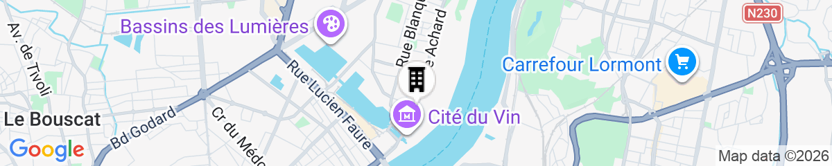 Map for Ténéo Apparthotel Bordeaux Maritime - Cité du vin 