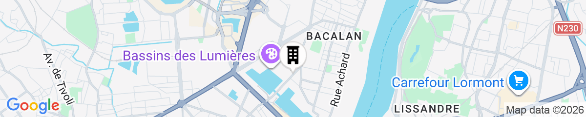 Map for Apparteo Bordeaux