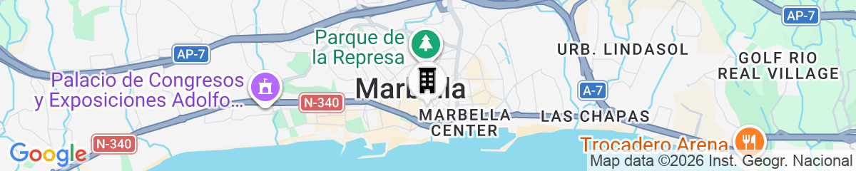 Map for The Old House Marbella