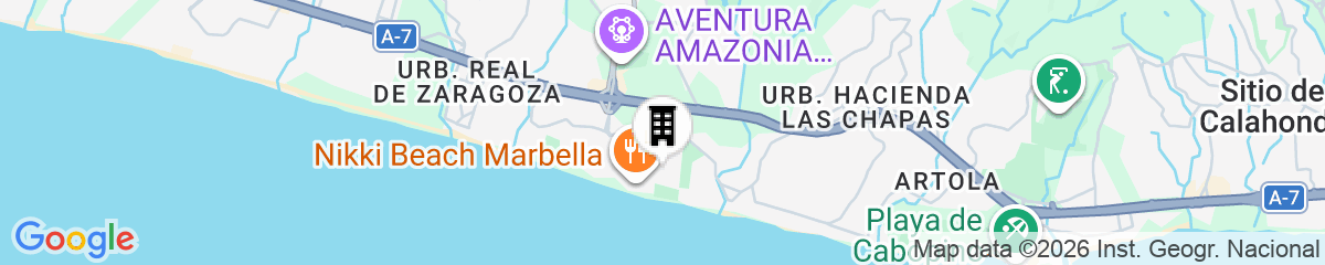 Map for Marriott's Marbella Beach Resort