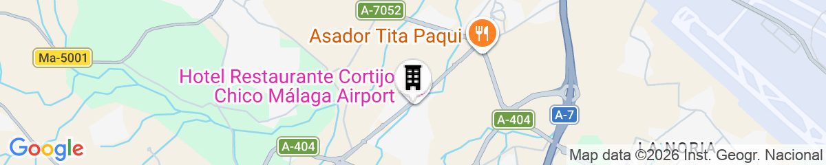 Map for Cortijo Chico Málaga Airport