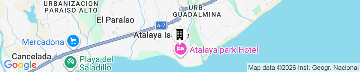 Map for Sol Marbella Estepona - Atalaya Park