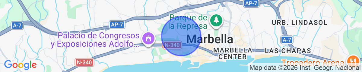 Map for Marbella Center 100m From The Beach