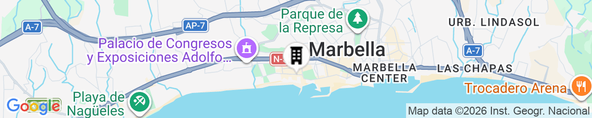 Map for Puerto Azul Marbella