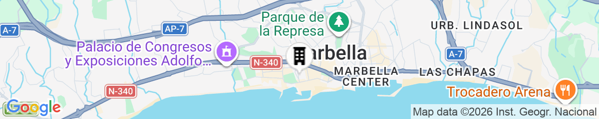Map for Hotel El Faro Marbella