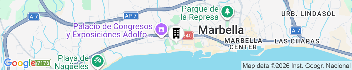 Map for Hapimag Resort Marbella