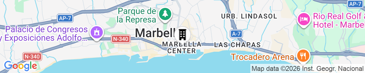 Map for CT 350 - Faro's Marbella Beachapartment