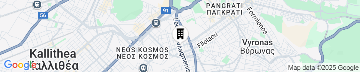 Map for ibis Styles Athens Routes