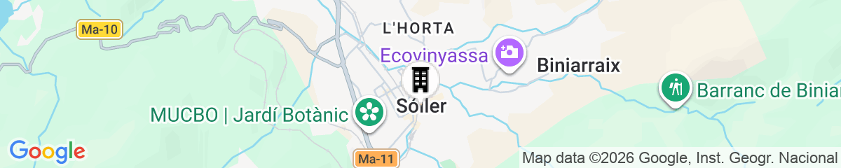 Map for Can Verí Suites