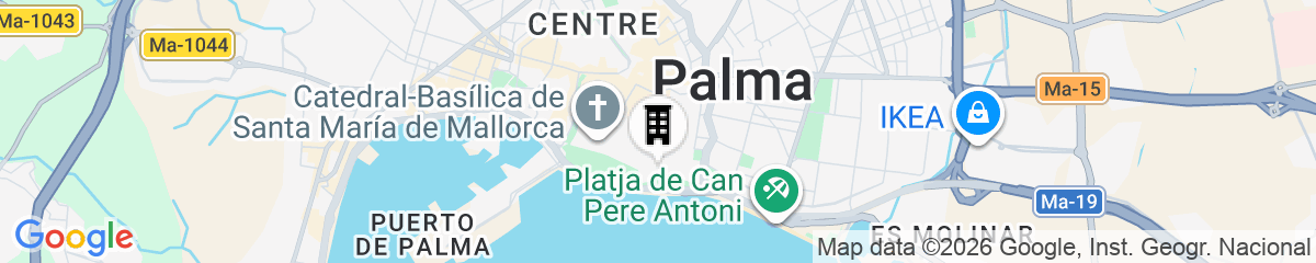 Map for Hotel El Llorenç Parc de la Mar - Adults Only