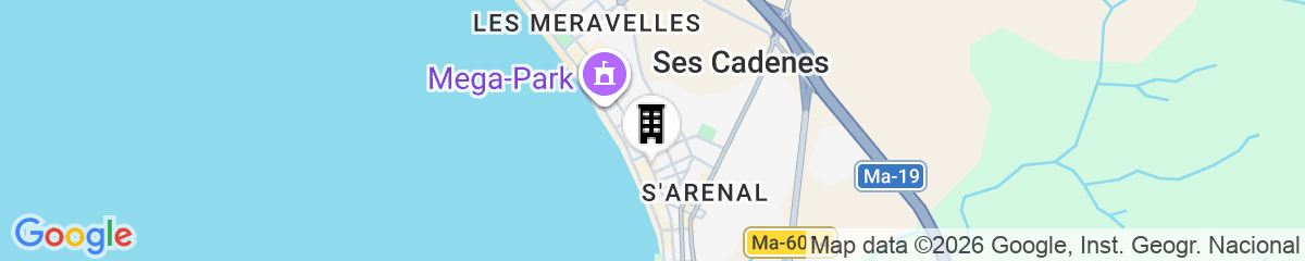 Map for Hotel HM Ayron Park – Adults Only