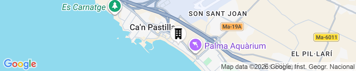Map for FERGUS Style Palma Beach - Adults Only