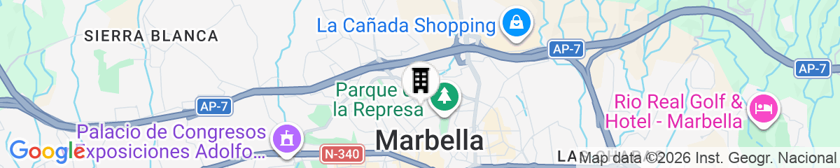 Map for Marbella Inturjoven Youth Hostel
