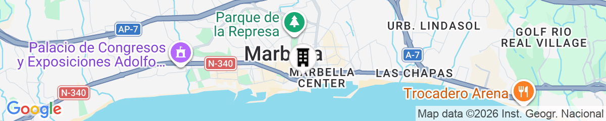 Map for TAK Boutique Marbella Old Town with Parking