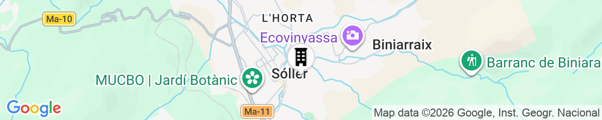 Map for Hotel Can Moragues de Sóller