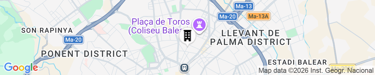 Map for The Boc Hostels Palma - Youth Hostel