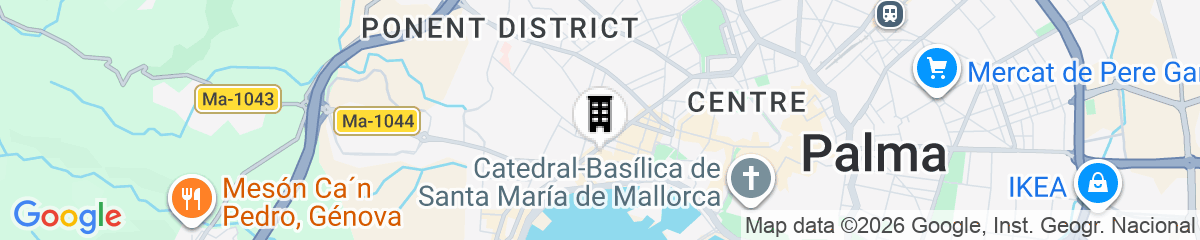 Map for Urban Hostel Palma Albergue Juvenil