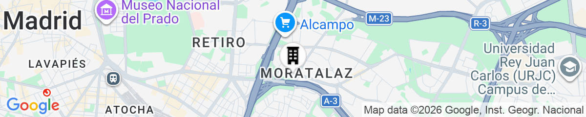 Map for GARDEN HOUSE MADRID