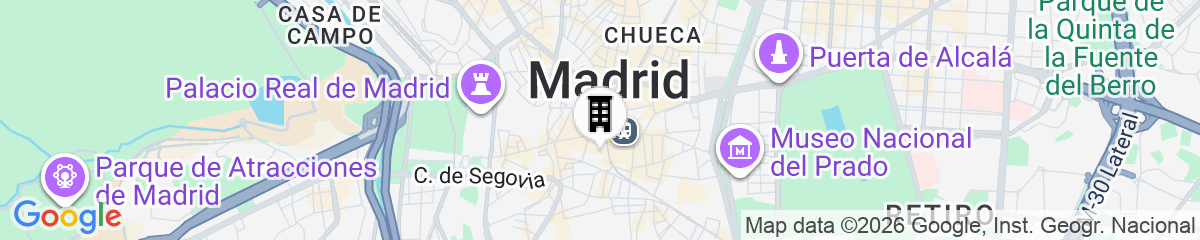 Map for UMusic Hotel Madrid