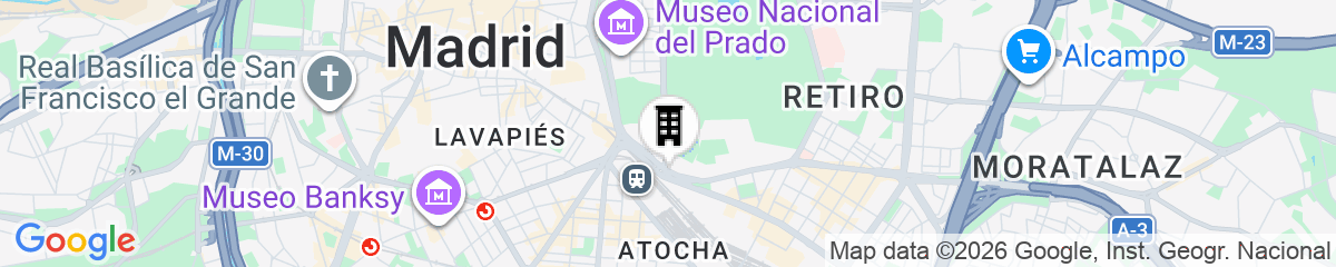Map for Only YOU Hotel Atocha