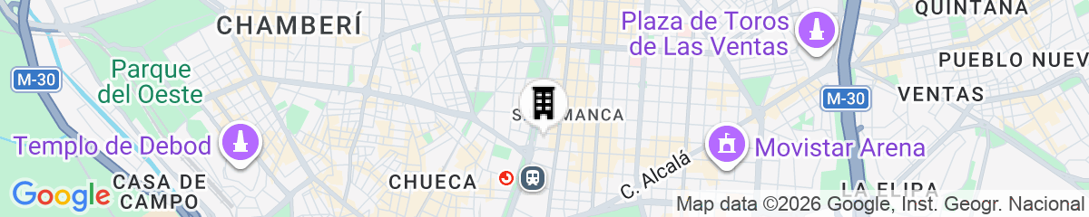 Map for NH Collection Madrid Colón