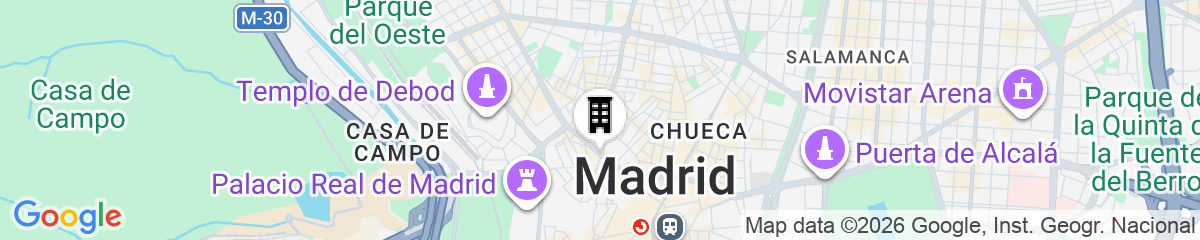 Map for Hotel Emperador