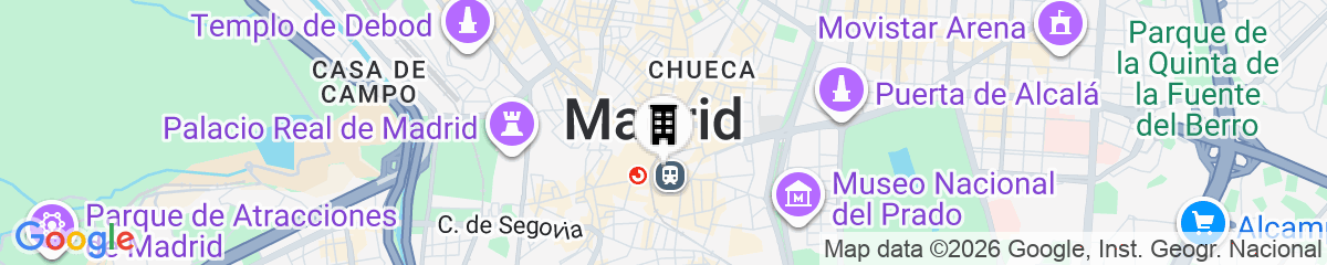 Map for LUTHIA Puerta del Sol