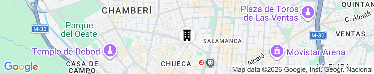 Map for Petit Palace Santa Bárbara