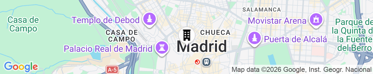 Map for The First One Madrid Preciados