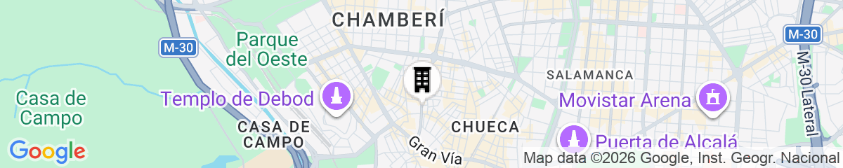 Map for Akeah Hotel Gran Via