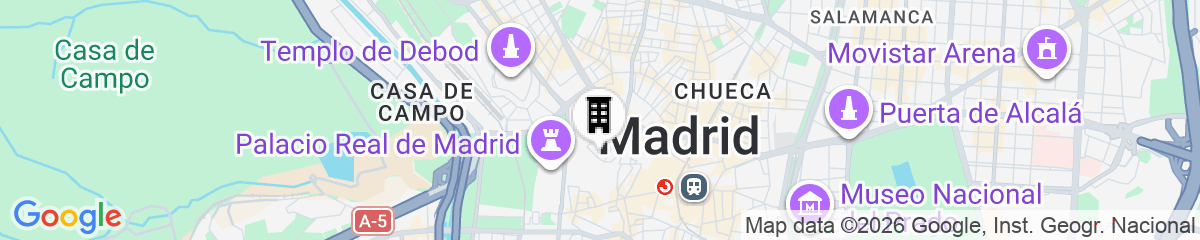 Map for Hotel Ópera
