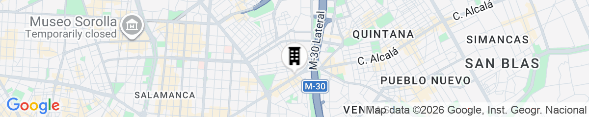 Map for ibis Madrid Centro Las Ventas