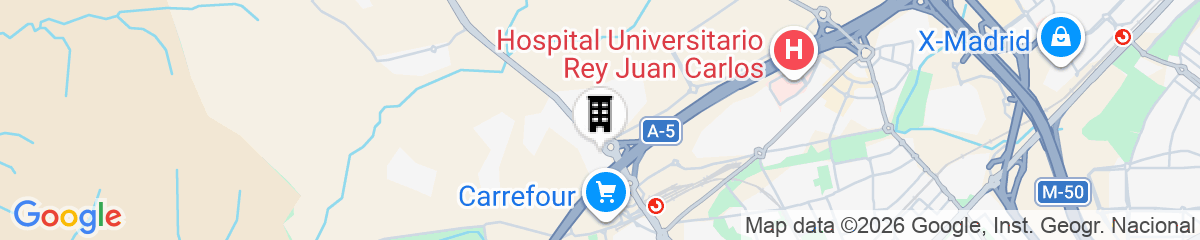 Map for Hotel Ciudad de Móstoles