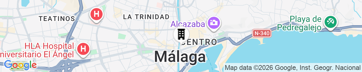 Map for H10 Croma Malaga