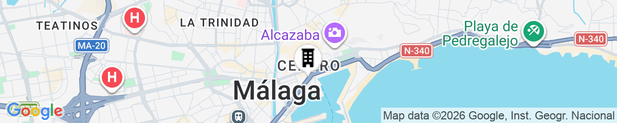 Map for Room Mate Collection Valeria, Málaga
