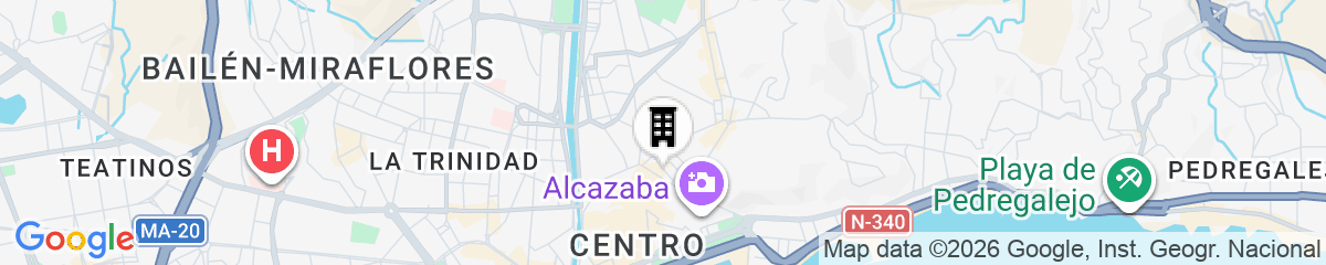 Map for Hotel Well and Come Malaga