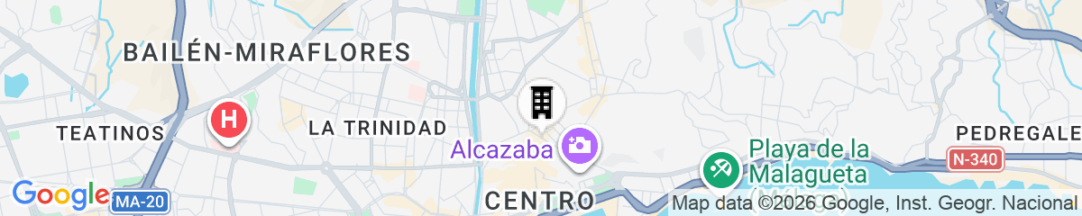 Map for Palacete de Álamos Apartamentos