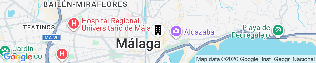 Map for Hotel Larios Málaga