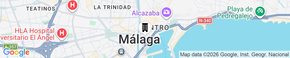 Map for Mariposa Hotel Malaga